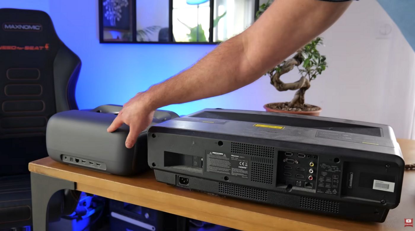 Vidéoprojecteur JMGO O2S en usage extérieur